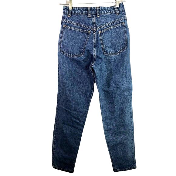 Gap straight leg ankle length jeans size 7/8 high rise blue 100% cotton - Picture 2 of 5